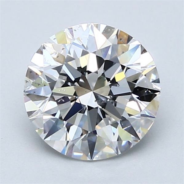 2.04ct E SI1 Rare Carat Ideal Cut Round Diamond