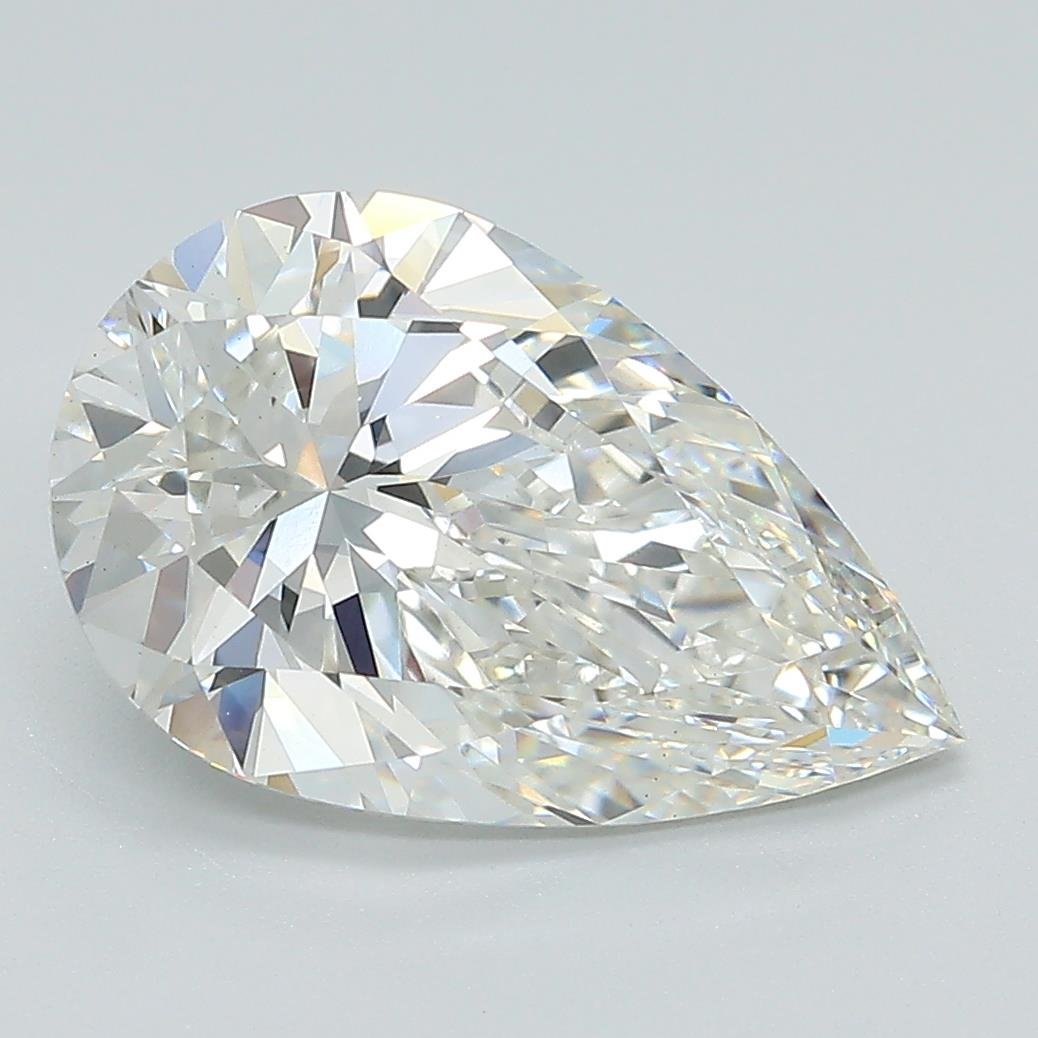 3.71ct G VS1 Rare Carat Ideal Cut Pear Lab Grown Diamond