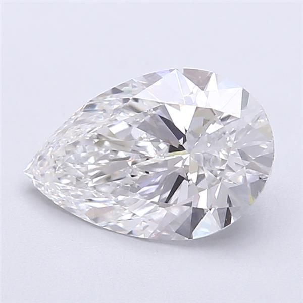 1.92ct D VS1 Rare Carat Ideal Cut Pear Lab Grown Diamond