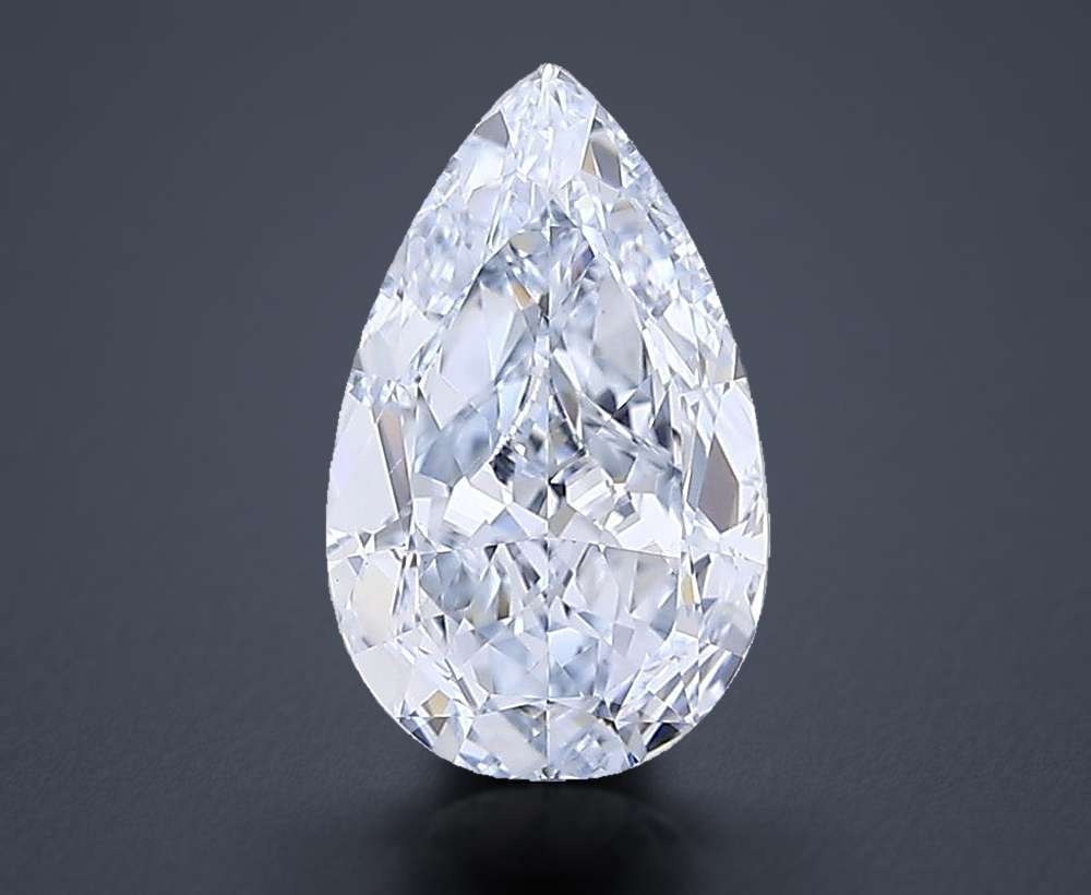 2.58 Carat Pear Lab Diamond