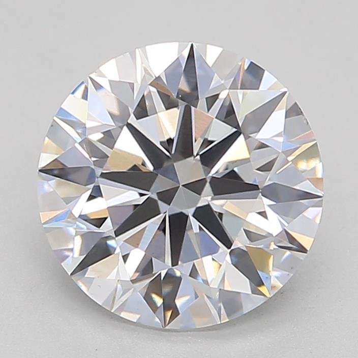 2.01ct D VS2 Rare Carat Ideal Cut Round Lab Grown Diamond