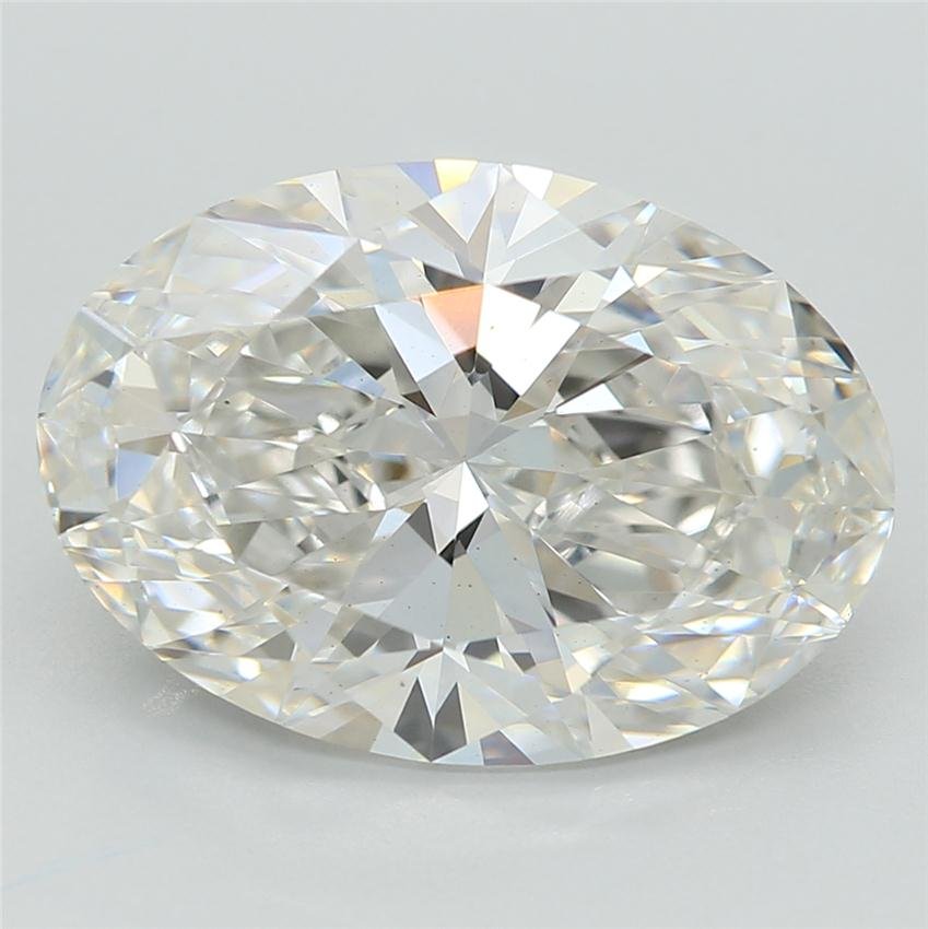 3.75ct G VS1 Rare Carat Ideal Cut Oval Lab Grown Diamond