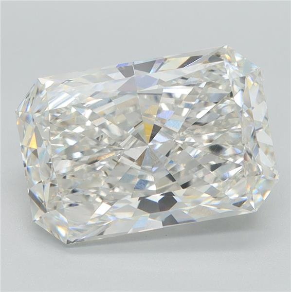 5.35ct G VVS2 Rare Carat Ideal Cut Radiant Lab Grown Diamond