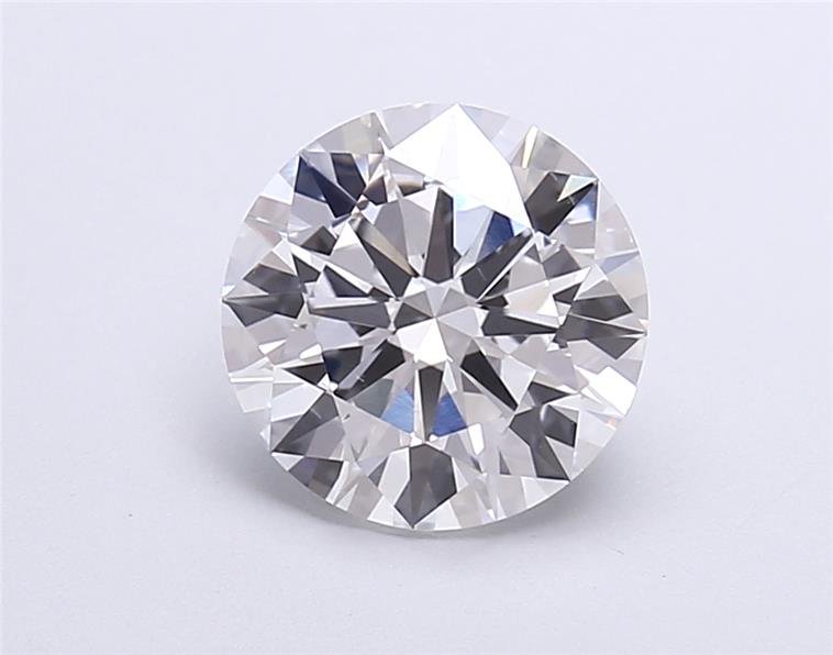 2.03ct D VS2 Excellent Cut Round Lab Grown Diamond