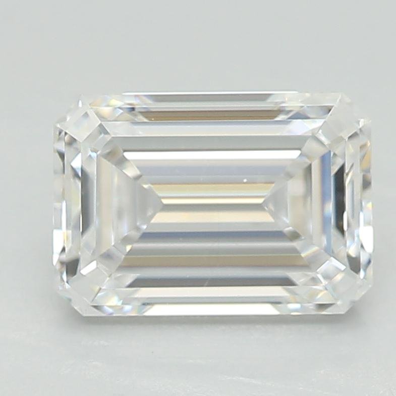 1.05ct D VS2 Rare Carat Ideal Cut Emerald Lab Grown Diamond