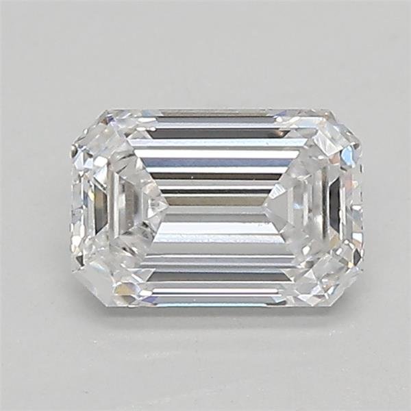 0.66ct E VVS2 Rare Carat Ideal Cut Emerald Lab Grown Diamond