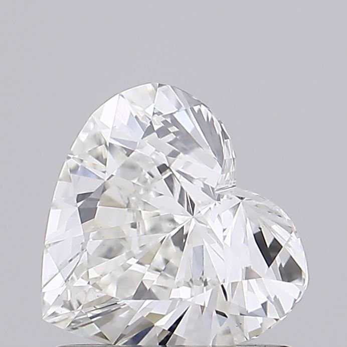 0.87ct G VVS2 Rare Carat Ideal Cut Heart Lab Grown Diamond