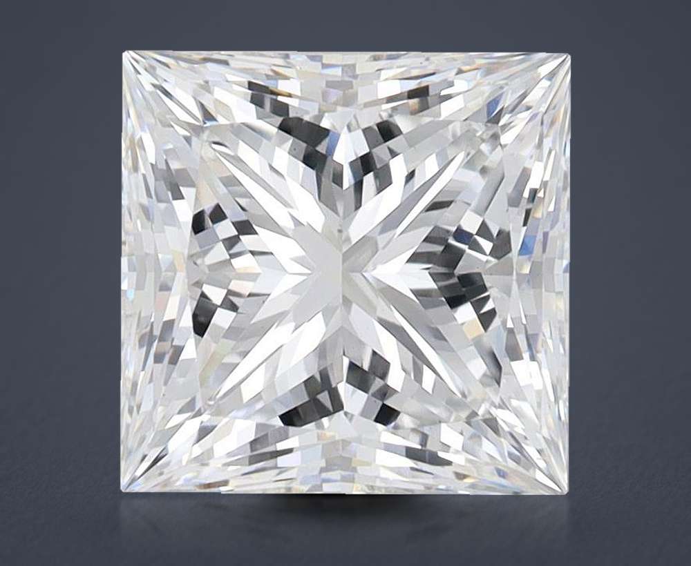 3.74 Carat Princess Lab Diamond