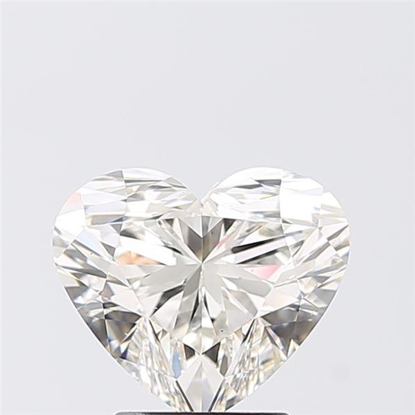 2.34ct H VS1 Rare Carat Ideal Cut Heart Lab Grown Diamond