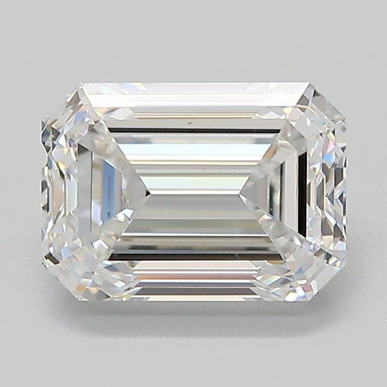 2.31ct D VS1 Excellent Cut Emerald Lab Grown Diamond