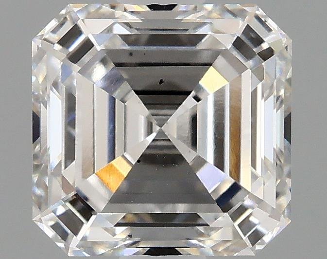 1.55ct F VS2 Rare Carat Ideal Cut Asscher Lab Grown Diamond