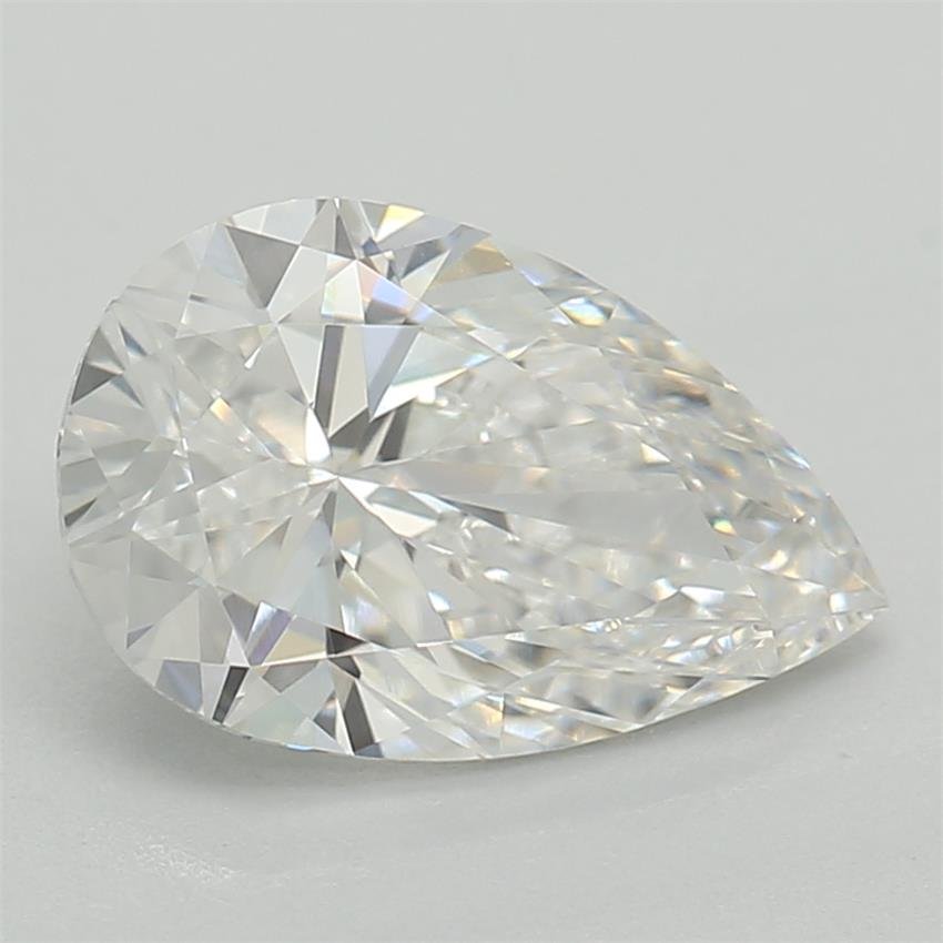 0.95ct E VS1 Rare Carat Ideal Cut Pear Lab Grown Diamond