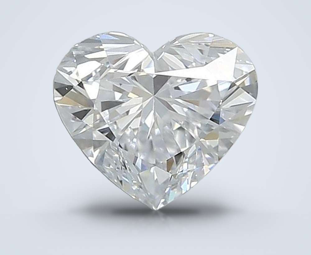 1.00 Carat Heart Lab Diamond
