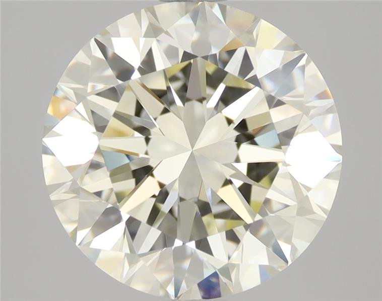3.03ct K VVS2 Excellent Cut Round Diamond