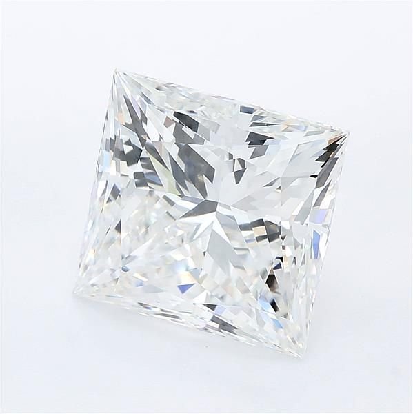 7.02ct E VVS2 Rare Carat Ideal Cut Princess Lab Grown Diamond