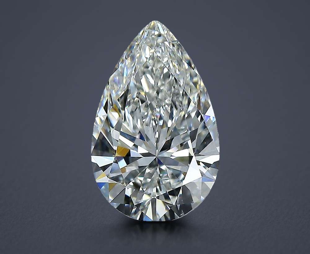 3.51 Carat Pear Natural Diamond