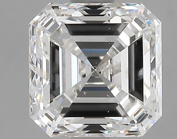 2.03ct G SI2 Very Good Cut Asscher Diamond