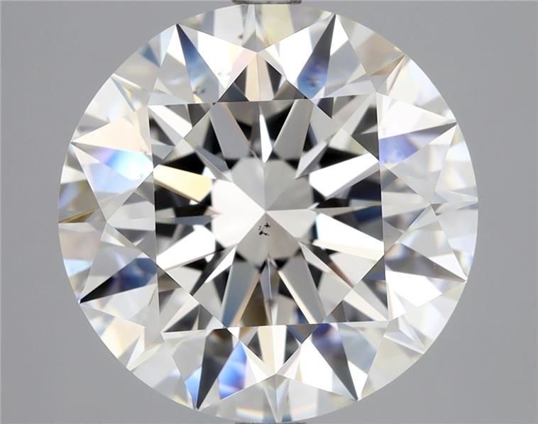 5.06ct F VS2 Rare Carat Ideal Cut Round Diamond