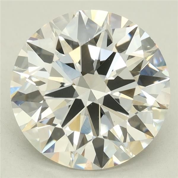 3.06ct D VS1 Rare Carat Ideal Cut Round Lab Grown Diamond