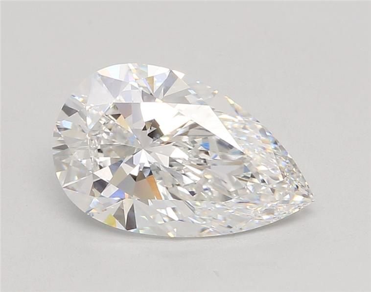 3.55ct E VS1 Rare Carat Ideal Cut Pear Lab Grown Diamond