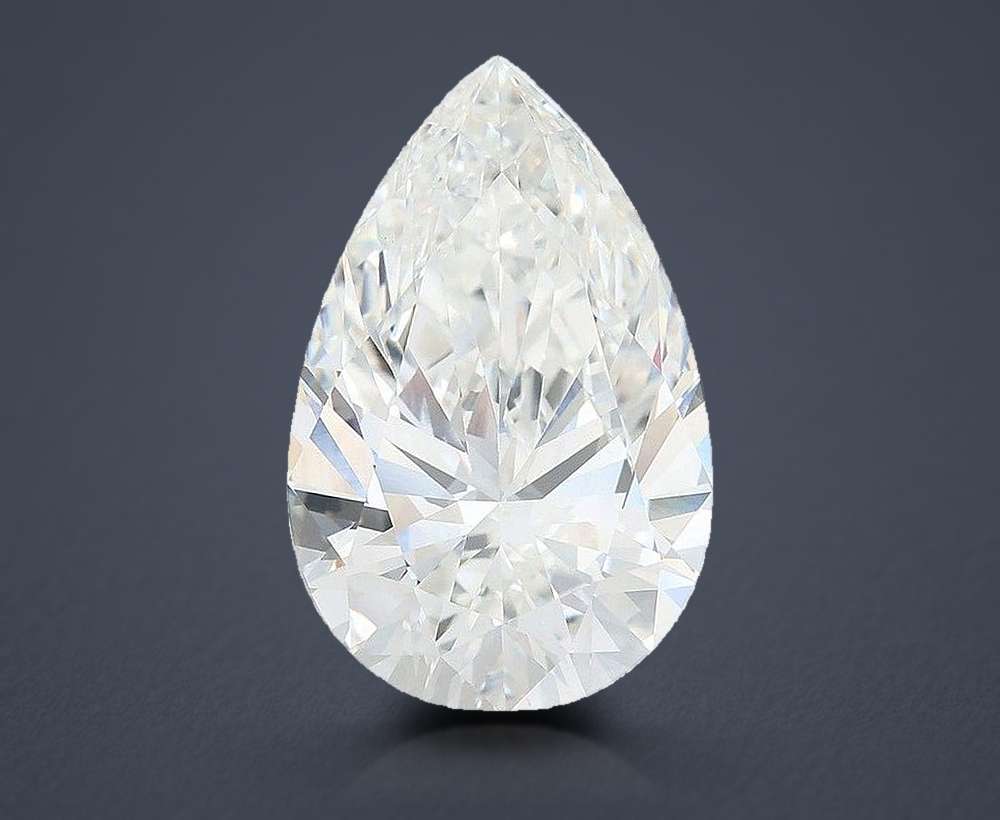13.09 Carat Pear Lab Diamond