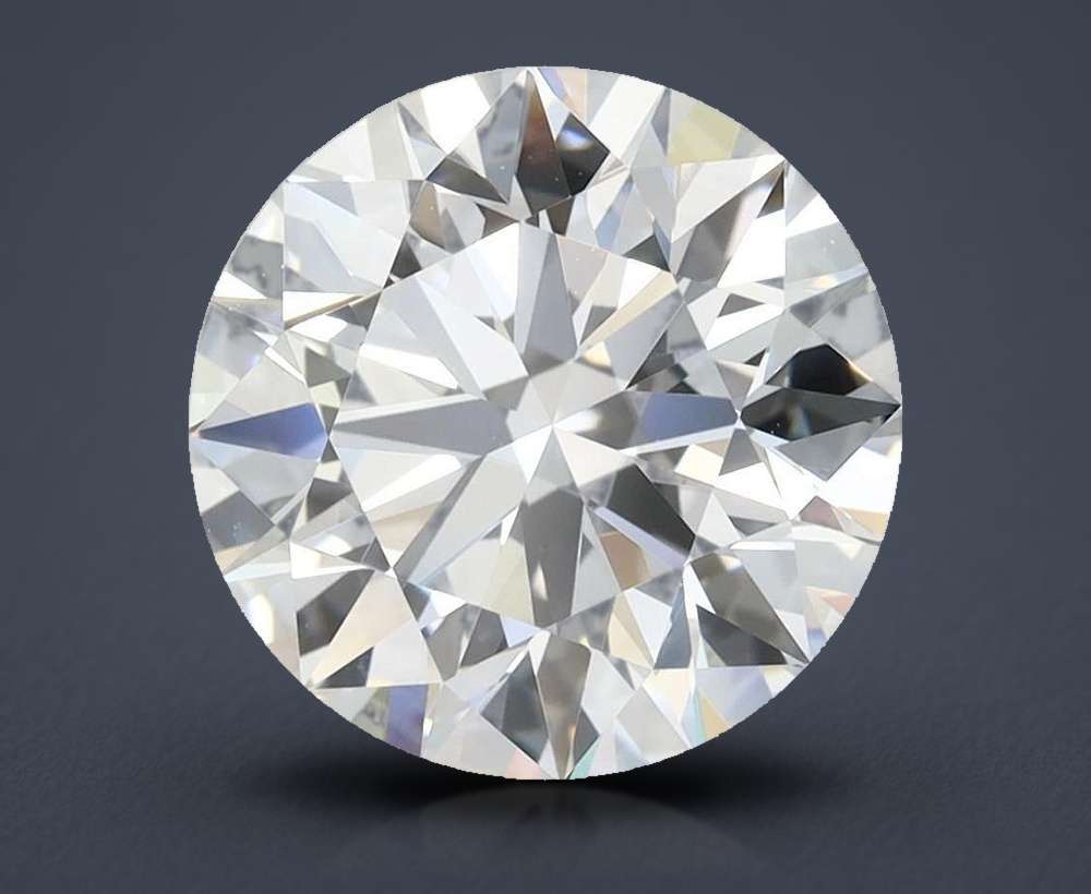 3.40 Carat Round Lab Diamond