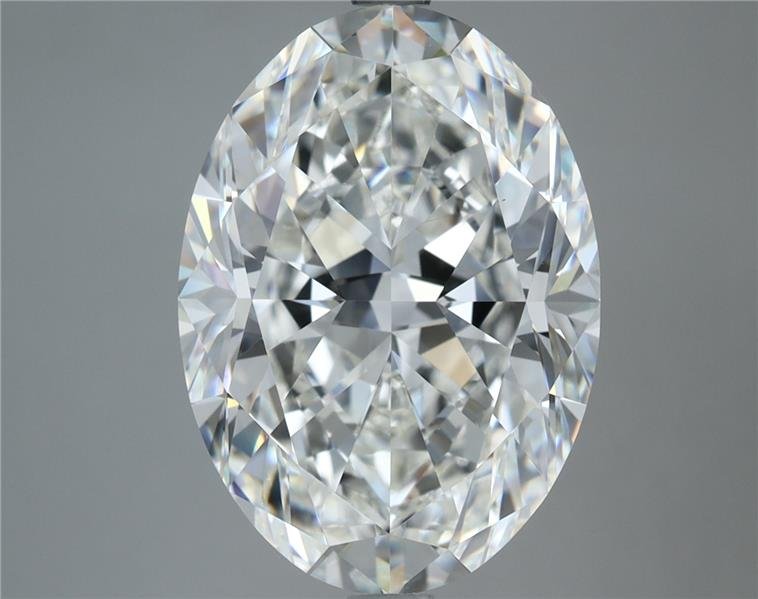7.02ct H VS1 Rare Carat Ideal Cut Oval Diamond