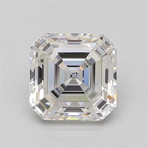 2.58ct F VVS2 Excellent Cut Asscher Lab Grown Diamond