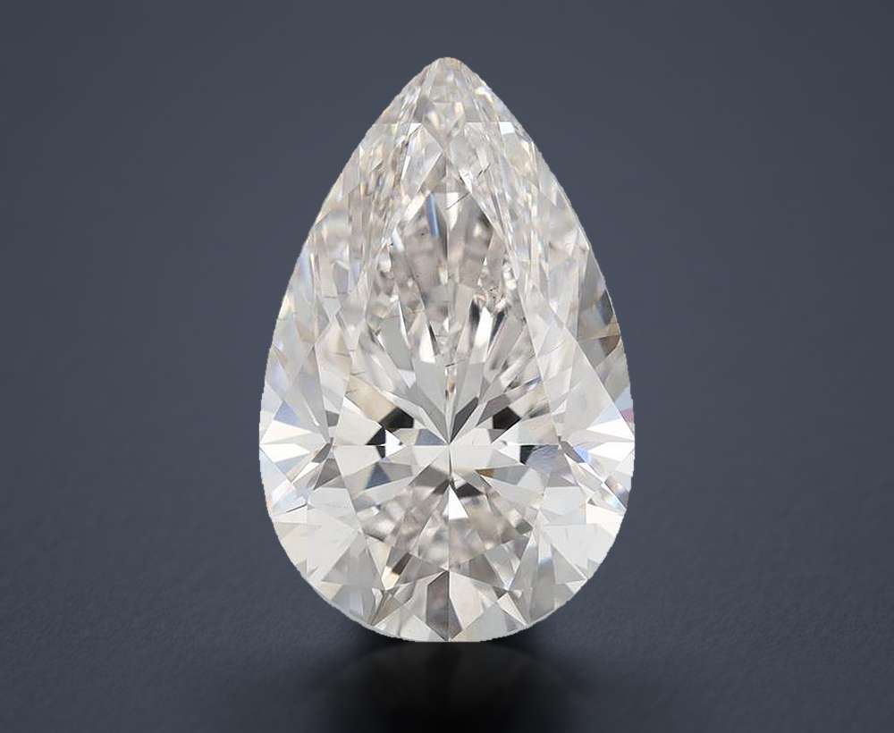 7.14 Carat Pear Lab Diamond