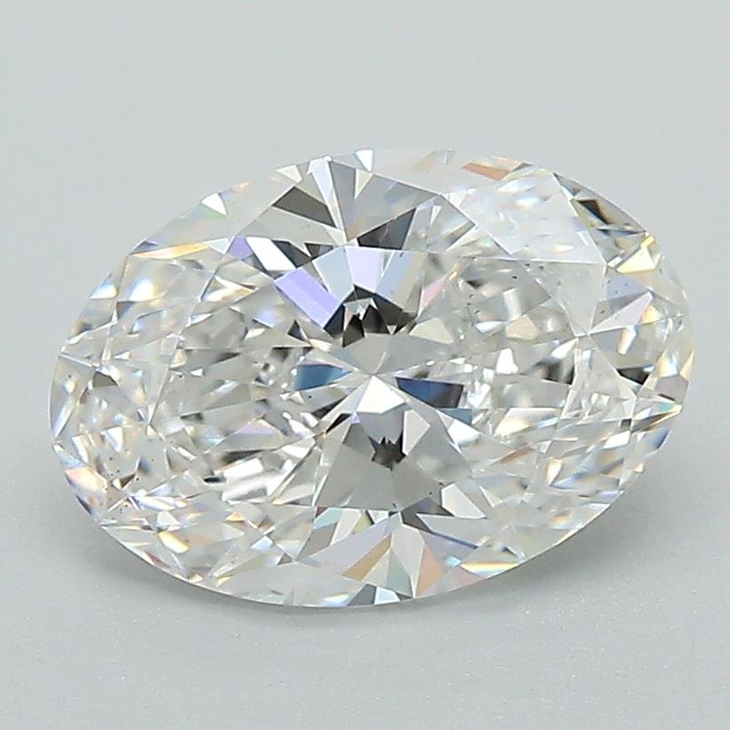 2.06ct E VS2 Rare Carat Ideal Cut Oval Lab Grown Diamond