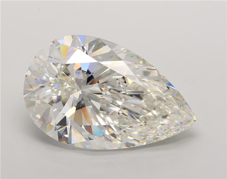 31.17ct G VS1 Rare Carat Ideal Cut Pear Lab Grown Diamond
