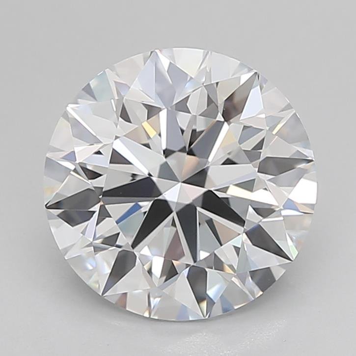 3.01ct F VVS2 Rare Carat Ideal Cut Round Lab Grown Diamond