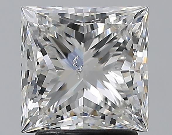 2.18ct H SI2 Excellent Cut Princess Diamond
