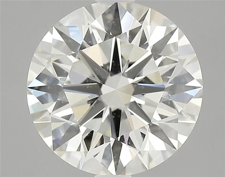 2.08ct K SI1 Rare Carat Ideal Cut Round Diamond