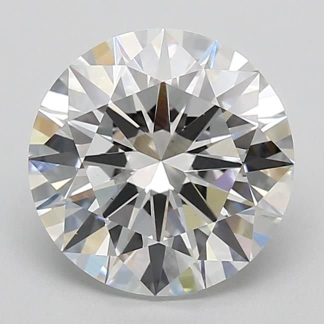 3.08ct E VS1 Rare Carat Ideal Cut Round Lab Grown Diamond