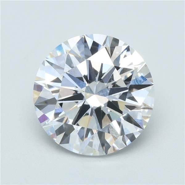 3.80ct F VVS2 Rare Carat Ideal Cut Round Lab Grown Diamond