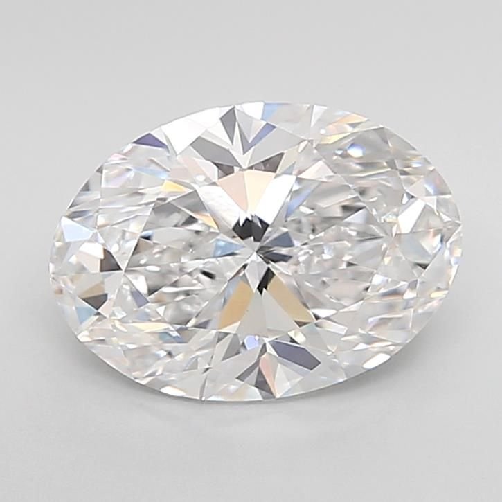 2.54ct D VVS2 Rare Carat Ideal Cut Oval Lab Grown Diamond