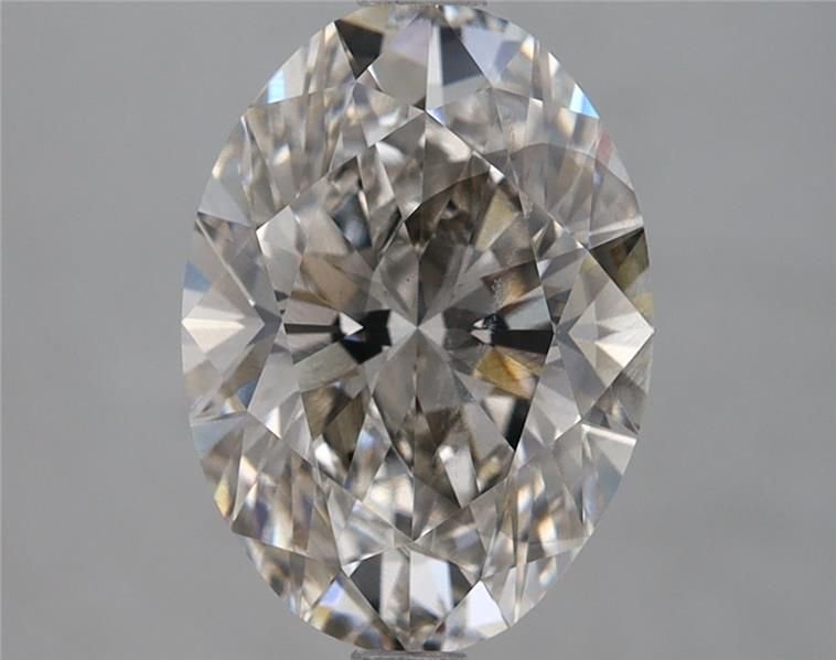 3.03ct I SI2 Rare Carat Ideal Cut Oval Lab Grown Diamond