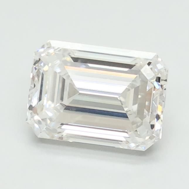 1.41ct D VVS2 Excellent Cut Emerald Lab Grown Diamond
