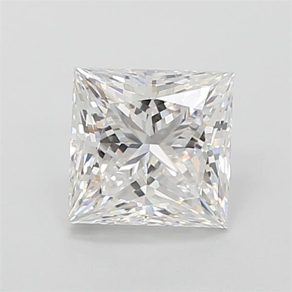 1.58ct E VS1 Rare Carat Ideal Cut Princess Lab Grown Diamond