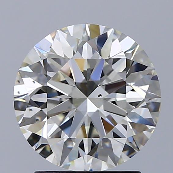 2.09ct I VS2 Rare Carat Ideal Cut Round Diamond