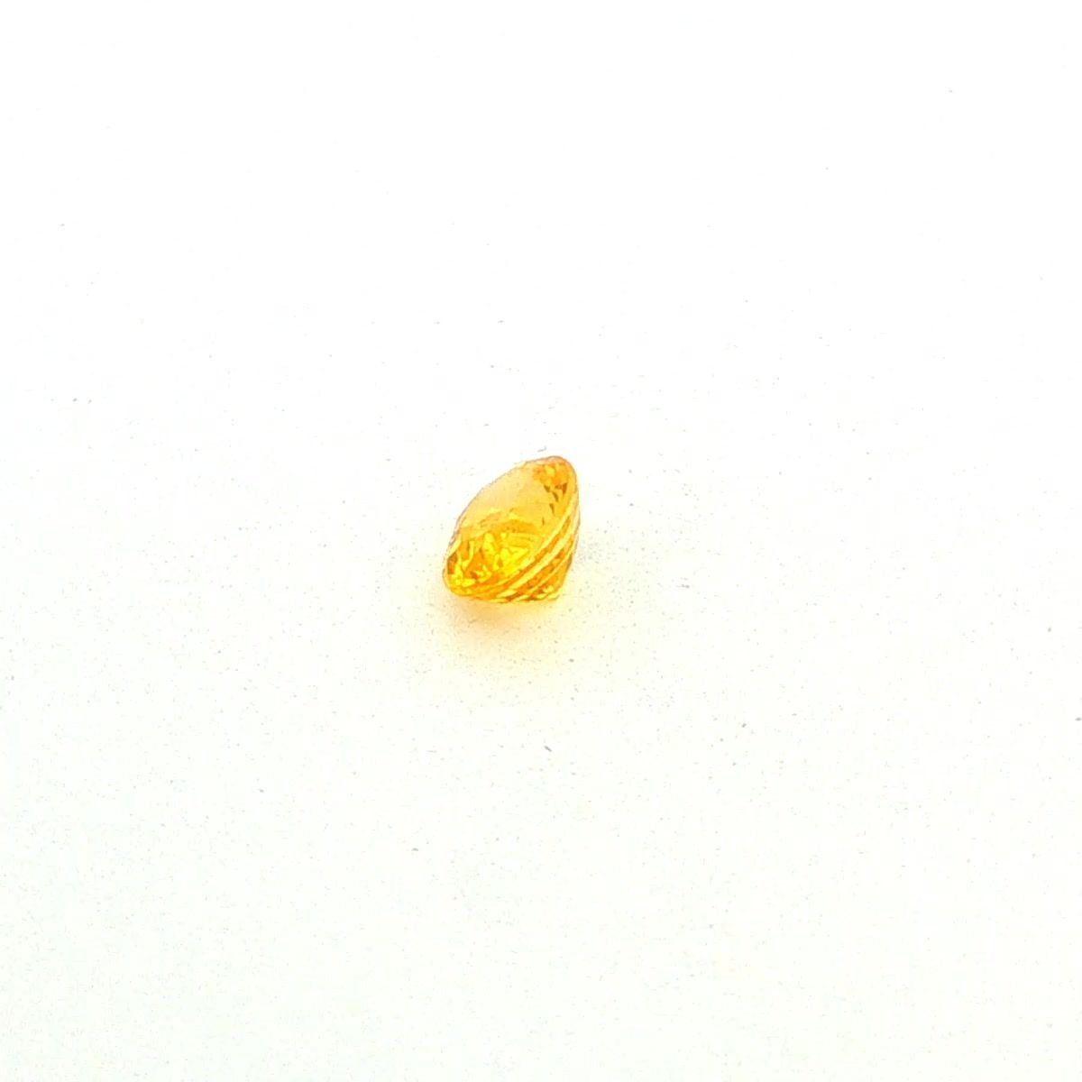 1.57 Carat Yellow Oval Sapphire