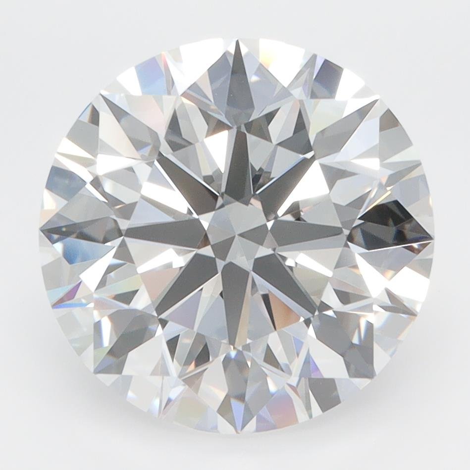 5.04ct D VVS1 Rare Carat Ideal Cut Round Lab Grown Diamond