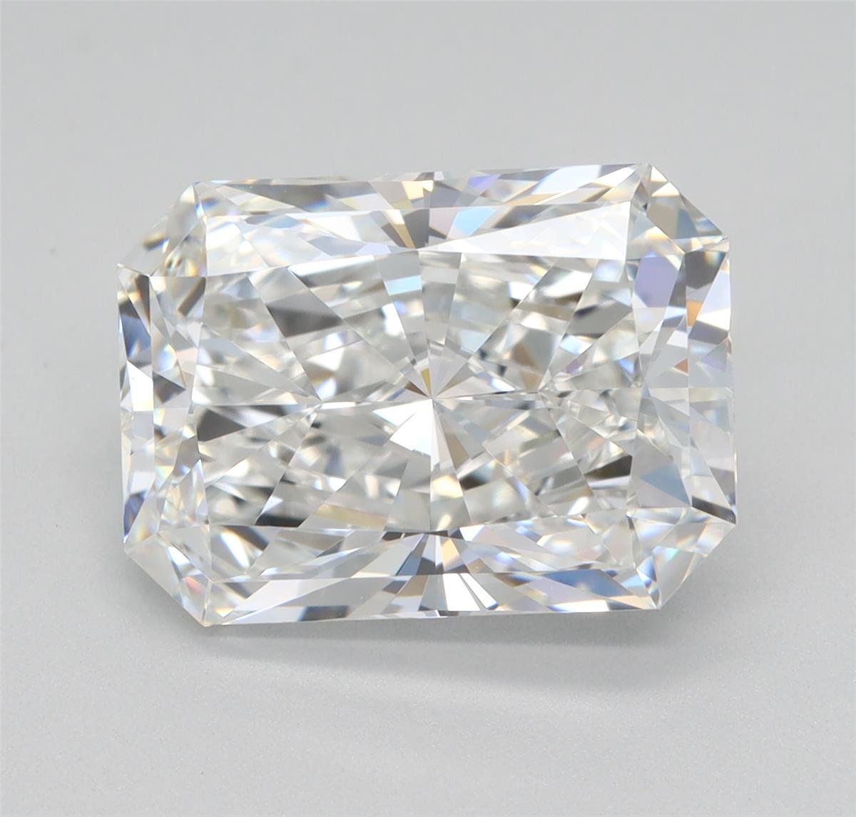 4.09ct F VVS1 Rare Carat Ideal Cut Radiant Lab Grown Diamond