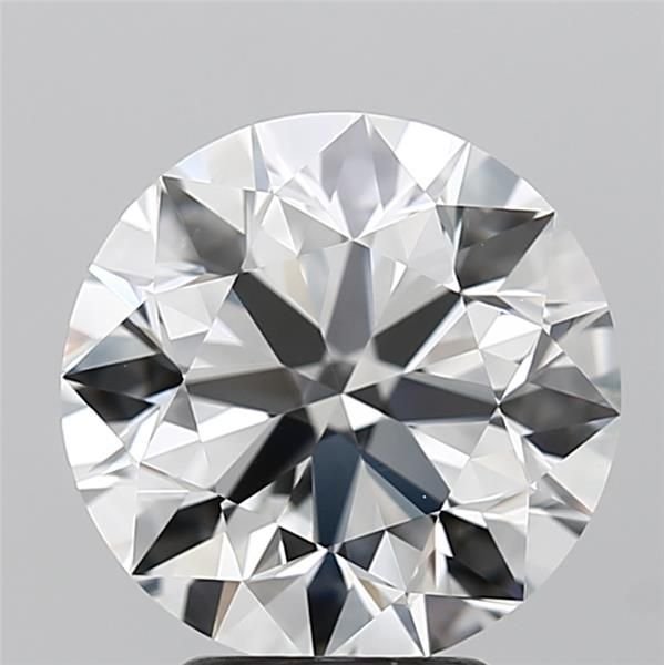 4.02ct F VVS2 Excellent Cut Round Diamond