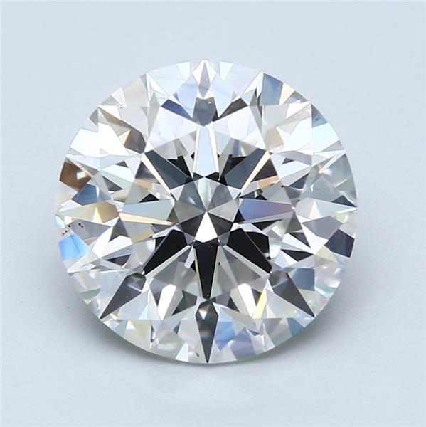 5.03ct F VS2 Rare Carat Ideal Cut Round Lab Grown Diamond