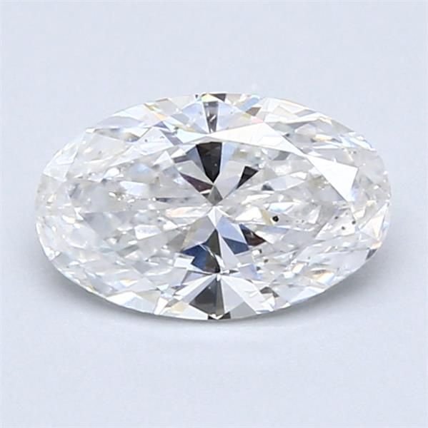 1.00ct E SI2 Rare Carat Ideal Cut Oval Diamond