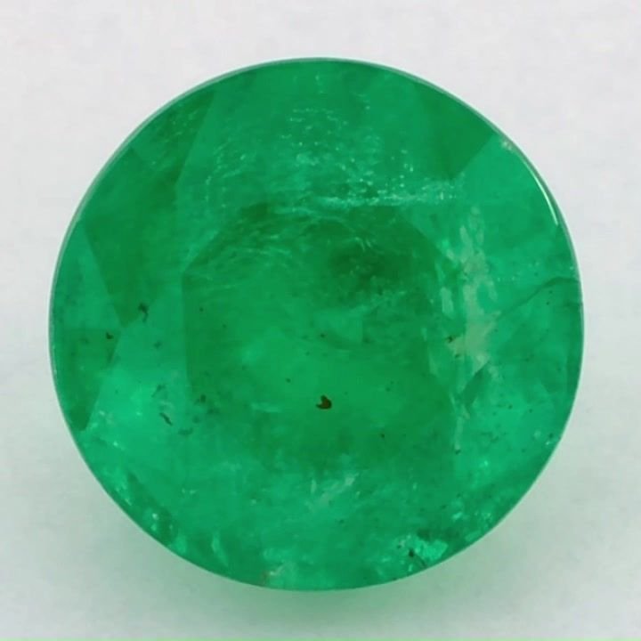 2.62 Carat Green Round Emerald