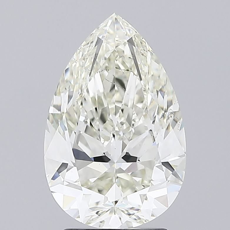 3.01ct K SI1 Very Good Cut Pear Diamond