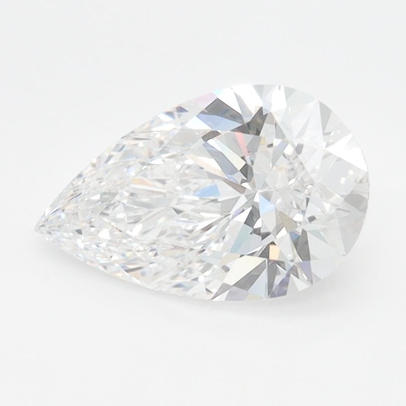 1.19ct D VVS1 Rare Carat Ideal Cut Pear Lab Grown Diamond
